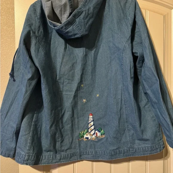 Quacker Factory Lighthouse Jean Jacket - Picture 3 of 3